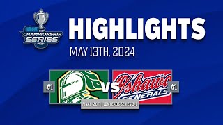 OHL Championship Highlights London Knights  Oshawa Generals  Game 3  May 13th 2024 [upl. by Rolfe]