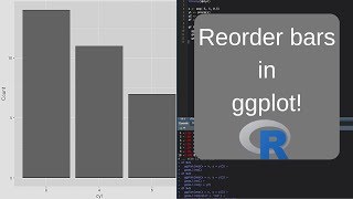 Order Bars in ggplot2 bar graph [upl. by Cassaundra]