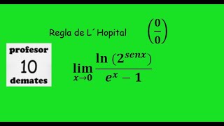 limites regla de L´Hopital 8 [upl. by Ecyal806]