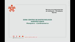 Proyecto productivo Sena  Sesión  1  IE Antonio Nariño grados 1003 y 1004  29 abril 2020 [upl. by Sankaran]