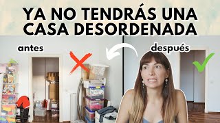 CÓMO DEJAR DE TENER UNA CASA DESORDENADA 🏠❓ Soluciones prácticas para mantener un orden duradero ✨ [upl. by Ayotan]