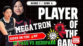 MEGA On FIRE MVP🔥LIGA VOLY KOREA REDS PARK VS HI PASS 🚀🏐 Hipass nomor 97 siapa ⁉️ [upl. by Enyehc]