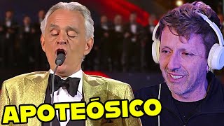 ANDREA BOCELLI NESSUN DORMA nos hace llorar en VIÑA DEL MAR 2024  CANTAUTOR REACTION [upl. by Now]