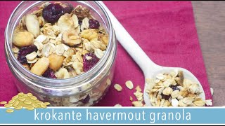 Granola met havermout en noten🌰  RENSKES RECEPTEN [upl. by Cyrie626]