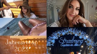 ASMR Deutsch Jahresrückblick 2023 🎇 Vlog Recap Close Up Whispering [upl. by Elleret165]