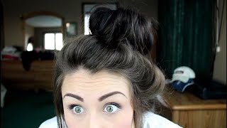 HOW TO Perfect Bun For REALLY Thick Hair [upl. by Collie]