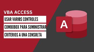 Formulario de búsqueda Usar varios controles ComboBox para suministrar criterios en una consulta [upl. by Yeliw]