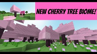 NEW CHERRY TREE BIOME AND NEW CHERRY ITEMS 🌸  Bloxdio  VextorzBloxdYT [upl. by Nosauq]