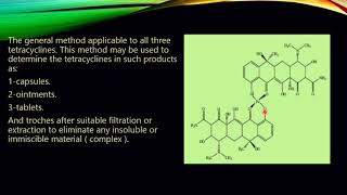 Spectrophotometric Analysis of tetracycline [upl. by Aronle]