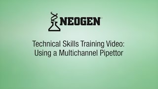 How to Pipette Using a MultiChannel Pipettor [upl. by Naujled613]