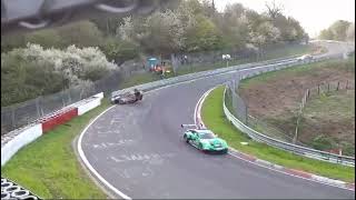 24h Rennen Nürburgring Qualifiers 2024 Überschlag Crash Wehrseifen [upl. by Nath]