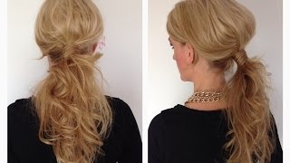 Staart Met Volume lang haar Linda Harmsen [upl. by Aihsemaj]