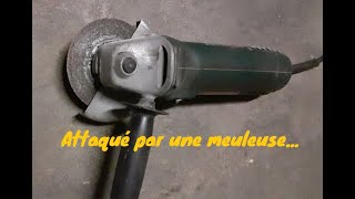 Meuleuses meuleuse dangle Video daccident de travail [upl. by Craw]