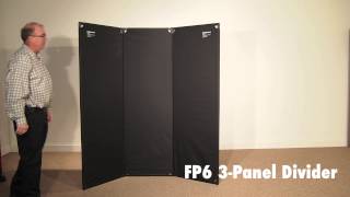 FP6 Folding Value Room Divider by Versare [upl. by Anelrad942]