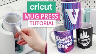 Cricut Mug Press With Infusible Ink Tutorial [upl. by Animsaj]