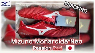 Unboxing  Mizuno Monarcida Neo  Made In Japan Passion Red [upl. by Fechter]