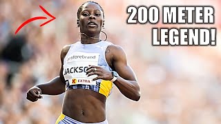 Shericka Jackson Continues Her Dominance  Womens 200 Meters  2024 Diamond League Morocco [upl. by Terryl62]