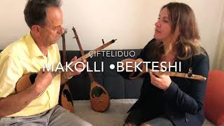 Makolli • Bekteshi ne Çifteli  Moj bardhokë flokëkurorë 2018 [upl. by Bashuk]