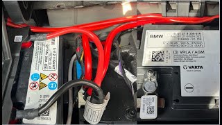 Replacement in the BMW G11 7 Series Hybrid of both batteries [upl. by Stanwinn309]