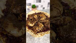 Palestinian Musakhan Dish  Extremely Tasty recipe shorts palestine food [upl. by Yrannav105]