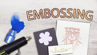 EVERYTHING You NEED To Know BEFORE Heat Embossing [upl. by Mitran]