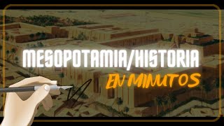 MESOPOTAMIA HISTORIA en minutos [upl. by Annairoc]