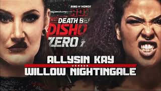 ROH Death Before Dishonor 2022 Match Card [upl. by Laniger]