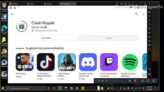 como jugar clash royale en pc de bajos recursos 2022 minimo 2 de RAM en adelante [upl. by Wehtam]