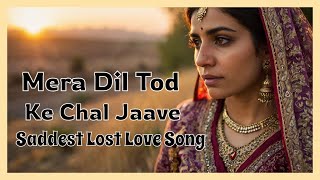 New Saddest Lost Love Song 2024  New Punjabi Song  Mera Dil Tod Ke Chal Jaave [upl. by Ahen]