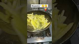 French fries 🍟😋Mazedar frenchfries potato food recipe potatorecipe shortsfeed fypシ゚viral [upl. by Slyke587]