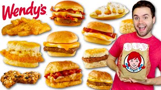 Trying Wendys ENTIRE 2022 Breakfast Menu [upl. by Marylynne]