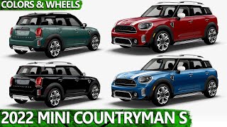 Mini Cooper S Countryman ALL4 2022  COLORS amp WHEELS [upl. by Nelle]