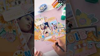 Scrapbooking Page with Tombow ABT Dual Brush Pens scrapbookinglayout diy scrapbooking [upl. by Popele]