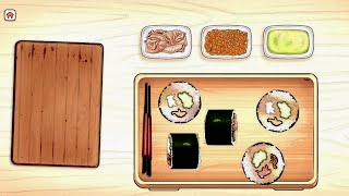 Sushi Maker Kids Cooking Games  Android Kids Gameplay [upl. by Whitcomb]