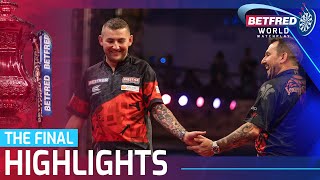 THE 12th CHAMPION 2023 Betfred World Matchplay Final Highlights [upl. by Weiser737]