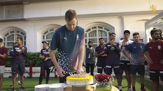 Jason Behrendorffs birthday celebrations  RCB Bold Diaries [upl. by Sharleen309]