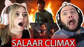 SALAAR CLIMAX SCENE REACTION 🔥 [upl. by Hanikahs977]