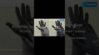 Towa Safety Gloves  MicroFinish® Technology  Saurya Safety [upl. by Tena594]