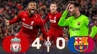 Liverpool 40 Barcelona UCL Semi finals 2019  greatest comeback [upl. by Auston98]