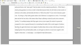 Lit Analysis Essay From Scratch Popes quotAn Essay on Criticismquot 21 [upl. by Jeri746]