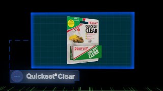 Pratley Quickset® Clear adhesive instructions [upl. by Colston751]