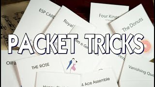 Magic Review  6 Packet Tricks from TCC Magic [upl. by Georgena994]