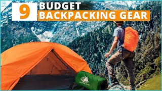 Budget Backpacking Gear for Beginners IN 2024 [upl. by Xed]