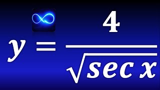 Derivada de raiz cuadrada de secante en el denominador exponente fraccionario negativo [upl. by Orsola]