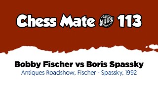 Bobby Fischer vs Boris Spassky • quotAntiques Roadshowquot Fischer  Spassky 1992 [upl. by Nosreg113]