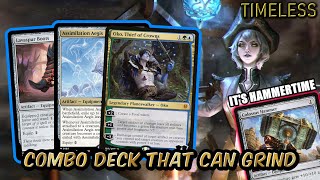 The Ultimate Grindlord Deck  Hammertime Now With Stoneforge Mystic  Timeless BO3  MTG Arena [upl. by Dempster]