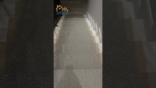 Fixit Designs AMAZING Stair Carpets Makeover  reels shorts [upl. by Essirehs]