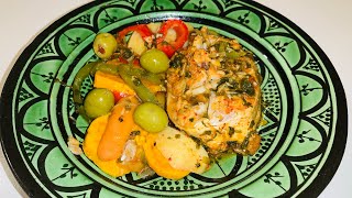 Easy Healthy And Tasty Moroccan Fish Tagine with Chermoula [upl. by Yeslrahc]