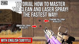 EASY TUTORIAL HOW TO GET NO RECOIL SPRAY WITH BERYL  PUBG FREE TO PLAY [upl. by Olag]