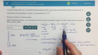 ALEKS  Calculating the pH at Equivalence of a Titration [upl. by Wong895]